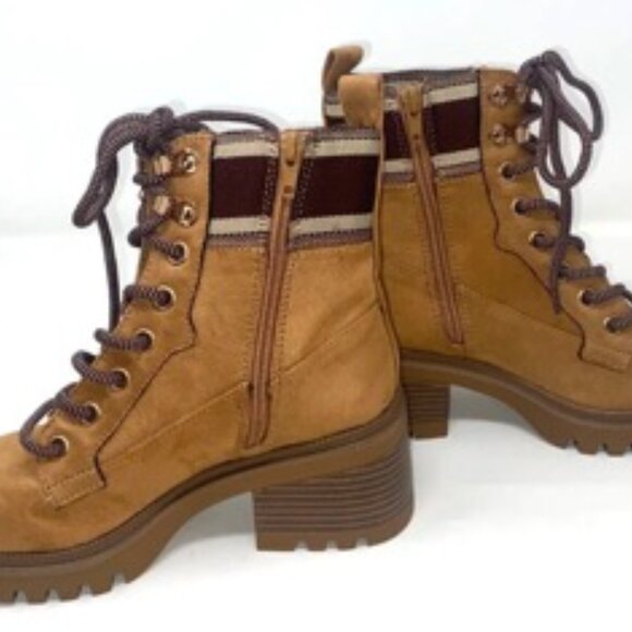 Bamboo Affirm Heeled Boots Natural Tan Size 6.5 - Picture 5 of 6